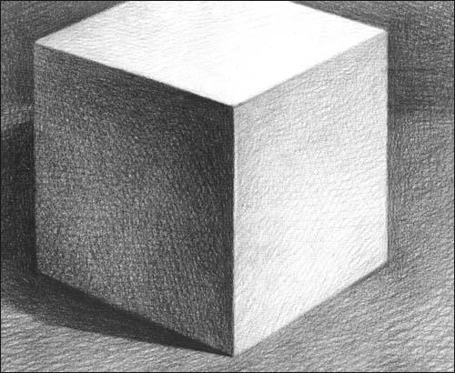 素描画几何体_几何图形素描画_简单几何素描画_精彩 ...