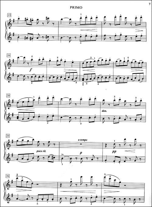 中国曲谱网小奏鸣曲贝多芬