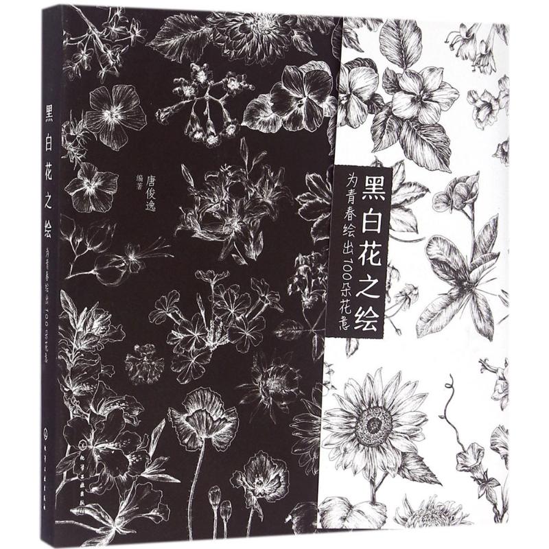  黑白花之绘：为青春绘出100朵花意 不一样的黑白，不一样的花卉绘画体验 