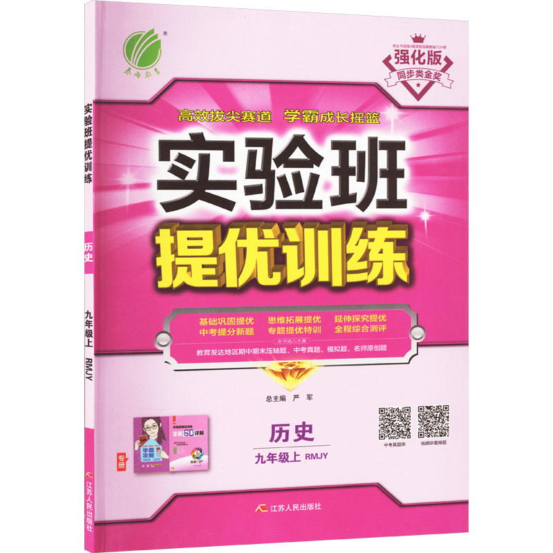  实验班提优训练 历史 九年级上 RMJY 强化版 