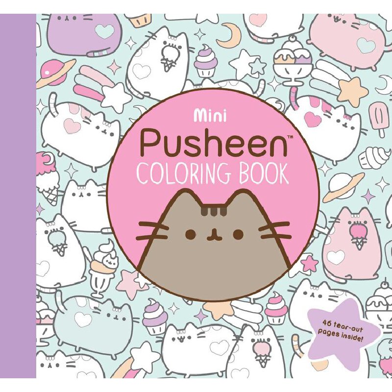  【预售】Mini Pusheen Coloring Book 
