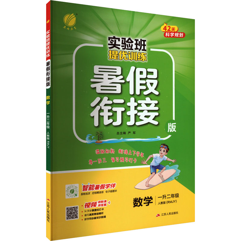  实验班提优训练 数学 一升二年级 人教版(RMJY) 暑假衔接版 