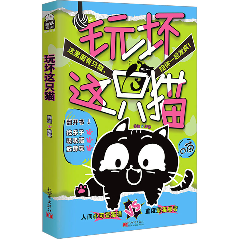  玩坏这只猫 解压手工书，创意多，玩法多 
