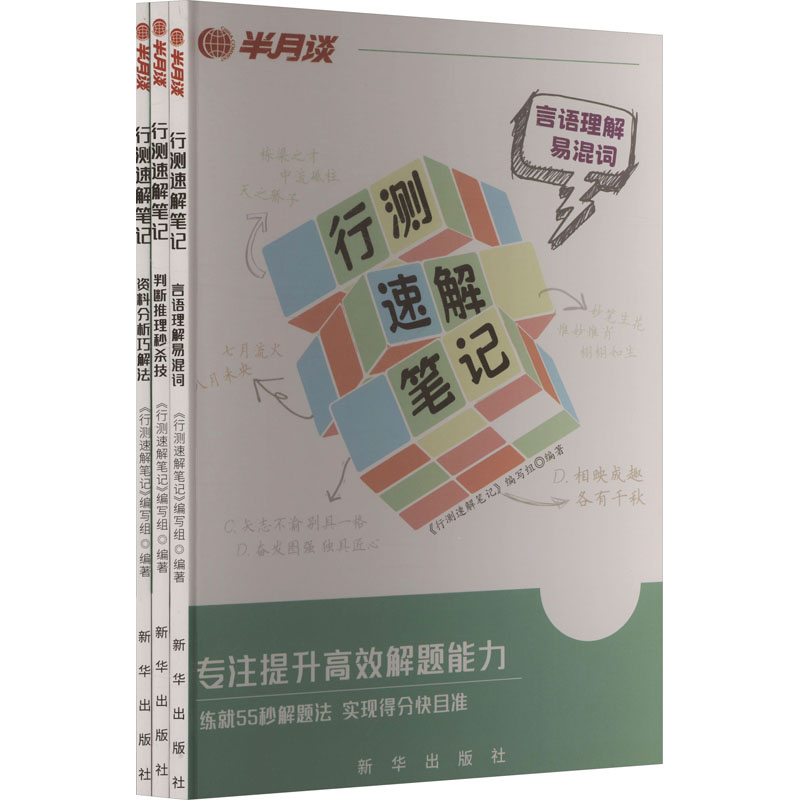  行测速解笔记(全3册) 