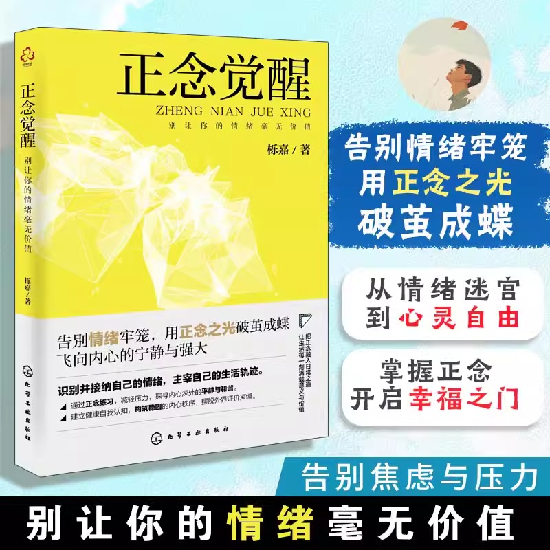  正念觉醒 别让你的情绪毫无价值 正念，一种并不神秘的技巧，一股达到内心平和，掌控情绪稳定的源泉和力量 